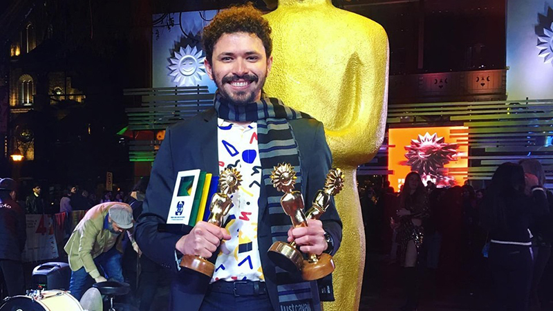 Arthur Leite, egresso de Cinema da Unifor, é produtor executivo do curta-metragem 