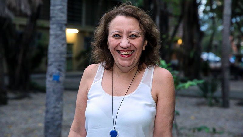 Professora Bete Jaguaribe, coordenadora do curso de Cinema e Audiovisual da Unifor (Foto: Ares Soares)