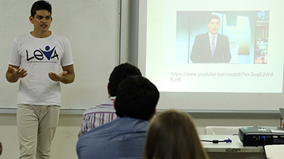 As ações desenvolvidas pela Liga criam oportunidades de elaboração de trabalhos científicos, didáticos, culturais e sociais no espaço acadêmico, contribuindo para o desenvolvimento científico, aprimoramento e conhecimento da temática. (Foto: Ares Soares/Unifor)