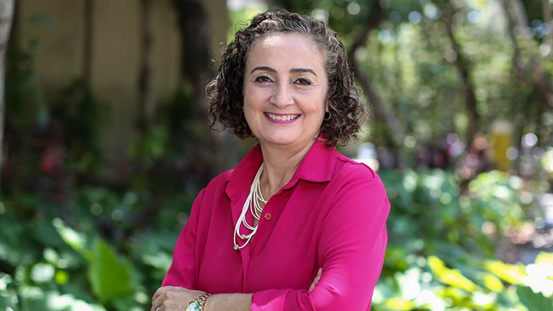 Professora Marília Taumaturgo, coordenadora do curso. Foto: Ares Soares.