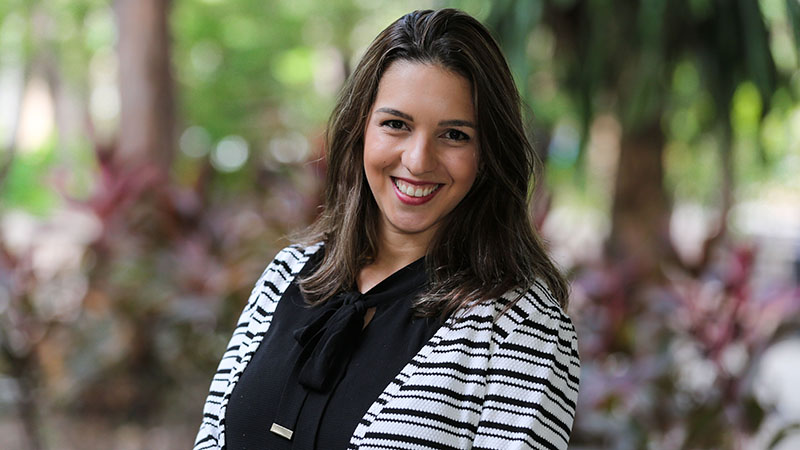 Professora Nathalie Guerra, do curso de Arquitetura e Urbanismo. (Foto: Ares Soares)