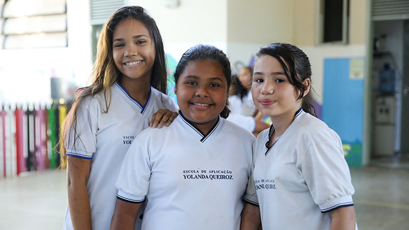 Localizada dentro do campus, a Escola proporciona, anualmente, educação gratuita a cerca de 540 crianças (Foto: Ares Soares)