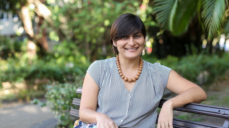 Professora Camila Girão, coordenadora do curso de Arquitetura e Urbanismo da Universidade de Fortaleza. Foto: Ares Soares.