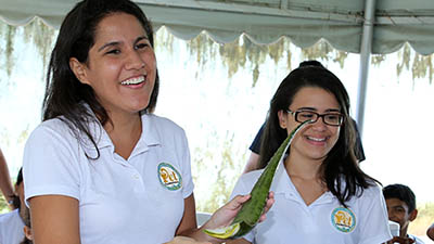 O PET Farmácia realiza atividades de Ensino, Pesquisa e Extensão com a temática do uso racional de medicamentos (Foto: Ares Soares/Unifor)
