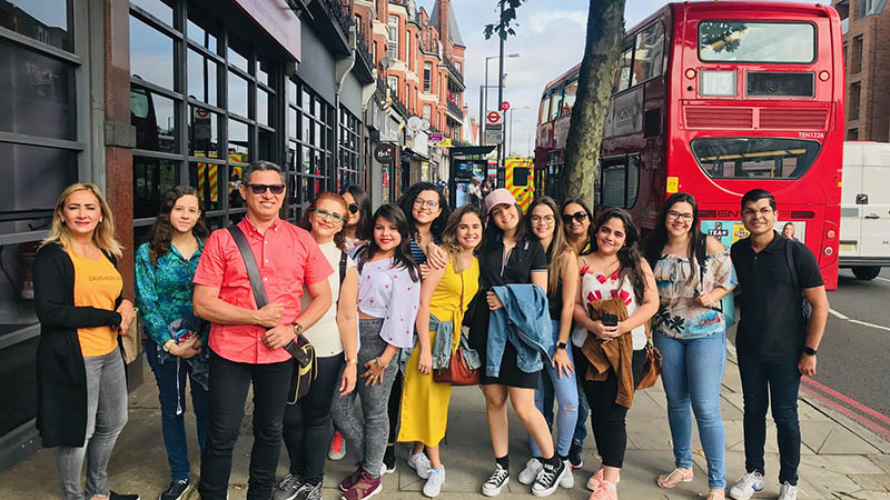 A primeira viagem do intercâmbio jurídico a Londres com alunos da Unifor aconteceu em julho de 2019 (Foto: Arquivo Pessoal)