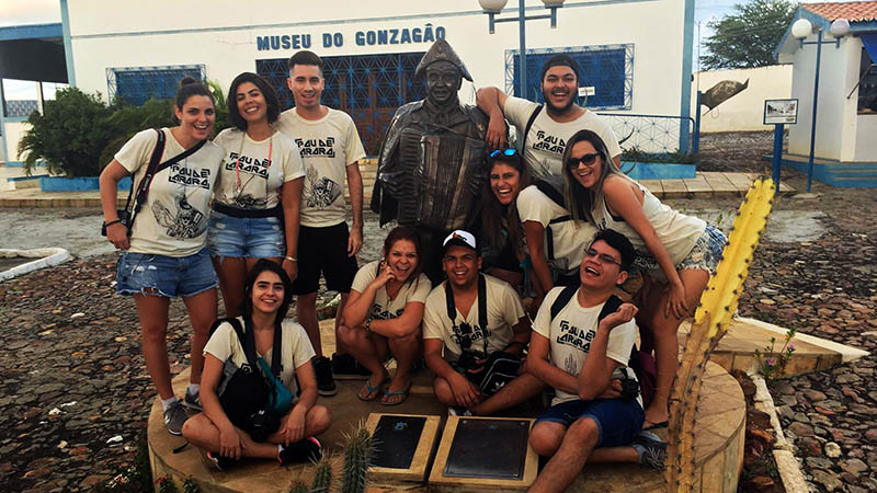 Na 9ª edição da excursão de fotografia, realizada em junho de 2017, os alunos visitaram o Museu de Luiz Gonzaga na cidade de Exu/PE (Foto: AssessoriaNIC)