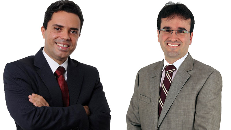 O defensor público Emerson Castelo Branco (esquerda) e o promotor de Justiça Igor Pereira Pinheiro ministrarão as palestras (Fotos: Divulgação)