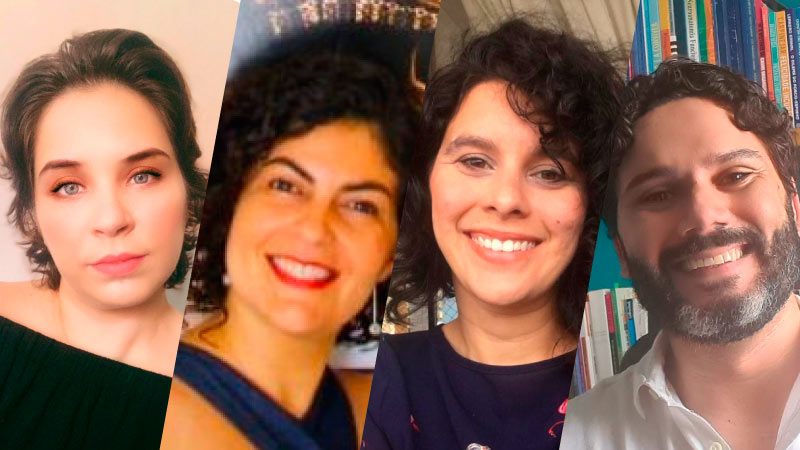 Da esquerda para a direita: Marilia Maia, Iris Bonfim, Iara Andrade e Renê Vieira (Arquivo Pessoal)