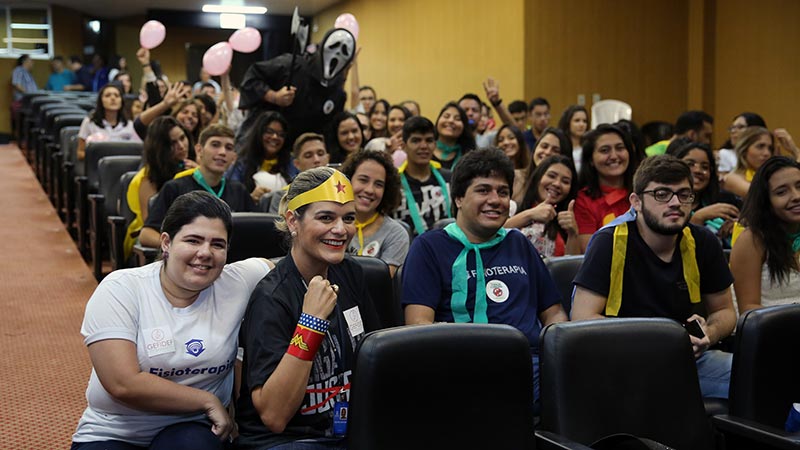 O objetivo é proporcionar aos alunos e professores um momento de socialização, recepcionando os alunos ingressantes (Foto: Ares Soares)