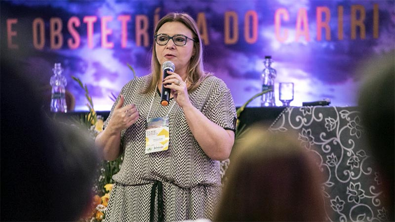 Dra Liduina Rocha, presidente da Associação Cearense de Ginecologia e Obstetrícia (SOCEGO). Foto: Informe Socego.