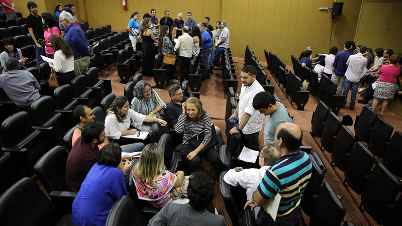 O Encontro Pedagógico tem como objetivo incentivar o professor a participar ativamente na inovação educacional e na melhoria da qualidade da educação e do ensino (Foto: Ares Soares/Unifor)