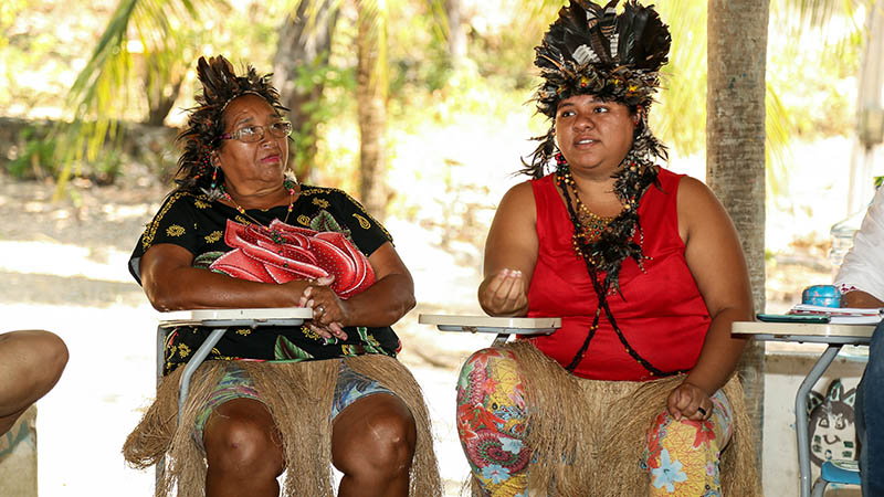 Tribo dos Pitaguarys, em Pacatuba/CE (Foto: Bruno Bressam/Unifor)