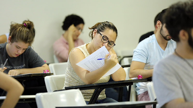 O Exame Nacional de Desempenho de Estudantes (Enade) avalia o rendimento dos concluintes dos cursos de Graduação (Foto: Ares Soares/Unifor)