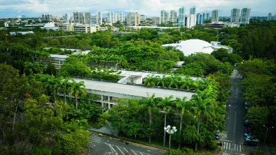 Vista aérea do prédio da DPDI. O projeto cearense, que tem a participação da Universidade de Fortaleza, foi escolhido entre 19 propostas em todo o Brasil (Foto Ares Soares)