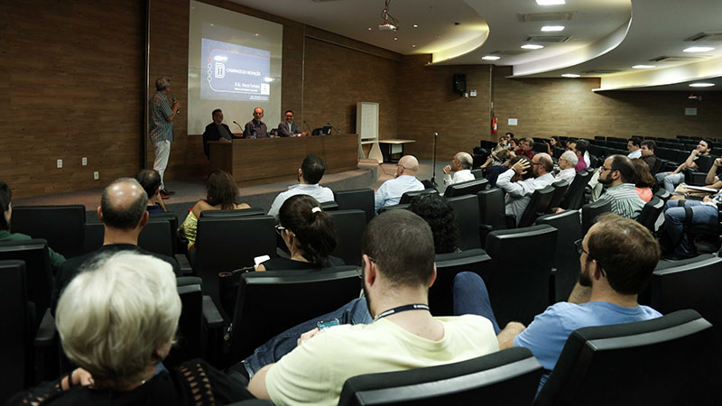 O evento teve como foco a importância de investimentos em Pesquisa e Inovação no estado do Ceará. Foto: Filipe Pereira.