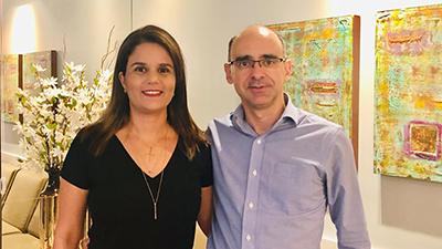 Candice Cavalcante e Marcelo Cavalcante (Foto: arquivo pessoal)