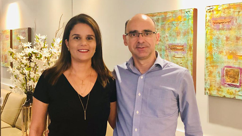 Candice Cavalcante e Marcelo Cavalcante (Foto: arquivo pessoal)