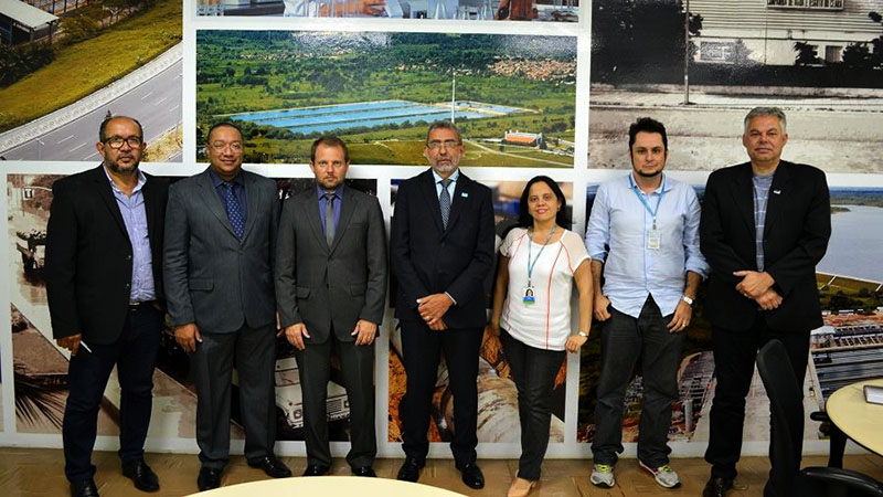 Comissão organizadora do 48º Congresso Nacional de Saneamento da Assemae participa de reunião com representantes da Cagece (Foto: Divulgação/Assemae)