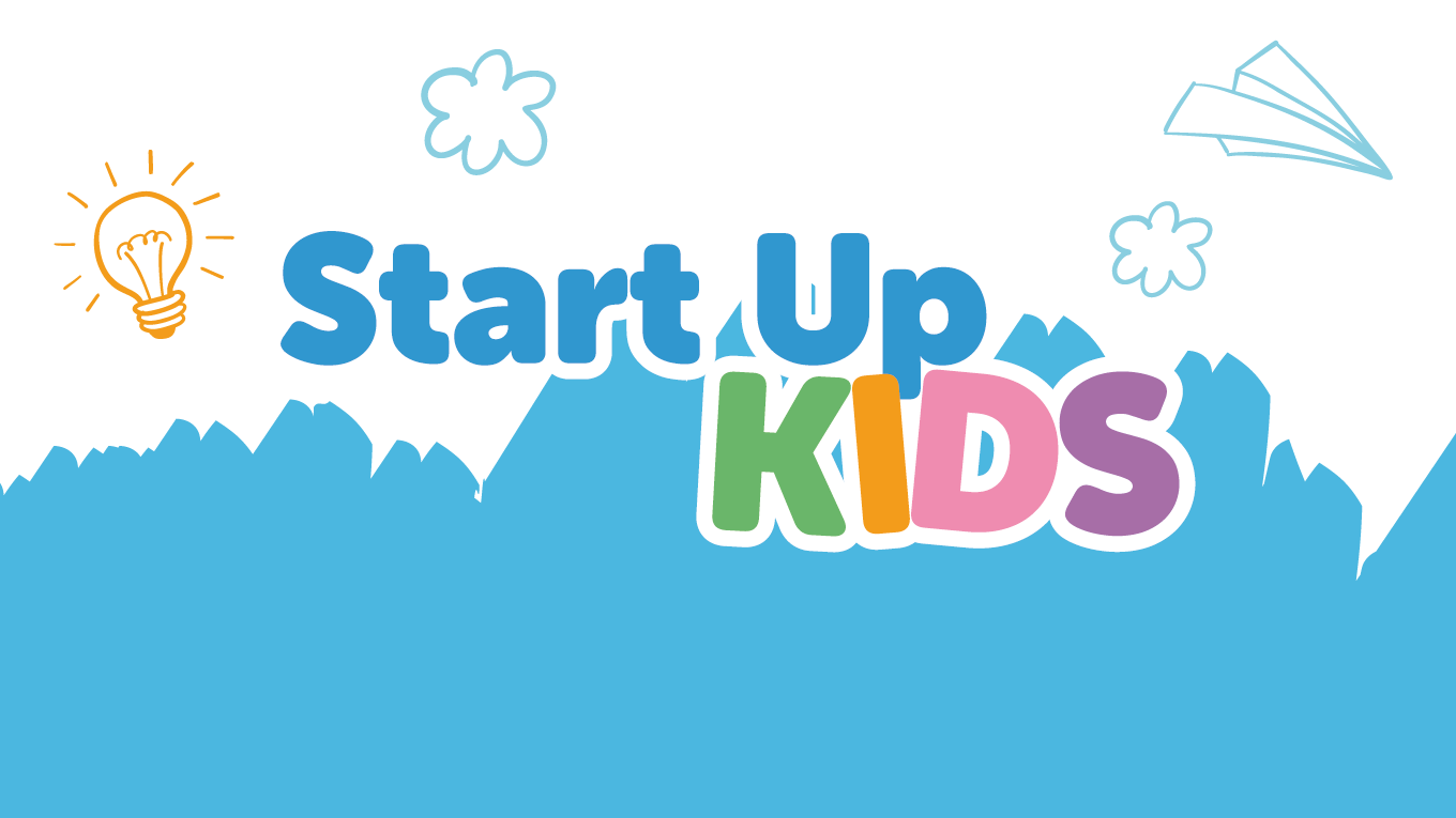 Peça gráfica do Startup Kids