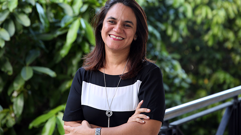 Professora Mirna Frota, coordenadora da Pós-Graduação em Saúde Coletiva da Unifor. (Foto: Ares Soares)