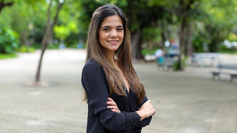 A médica Thaís Saraiva Leão Cunha, aluna do Mestrado em Ciências Médicas da Unifor (Foto: Ares Soares)