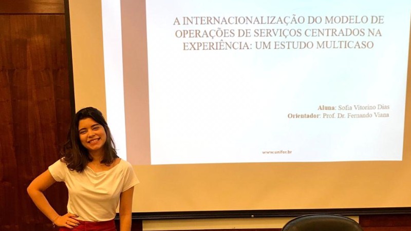 Sofia Vitorino, egressa do Mestrado Acadêmico em Administração de Empresas da Pós-Unifor (Foto: Arquivo pessoal)