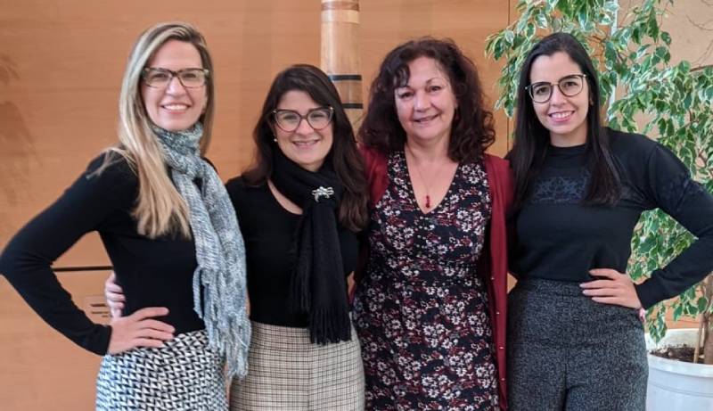 Antes da pandemia, elas fizeram estágio no Serviço Sanitário francês, a partir de parceria da Universidade de Fortaleza com a Universidade de Rouen. (Foto: divulgação)