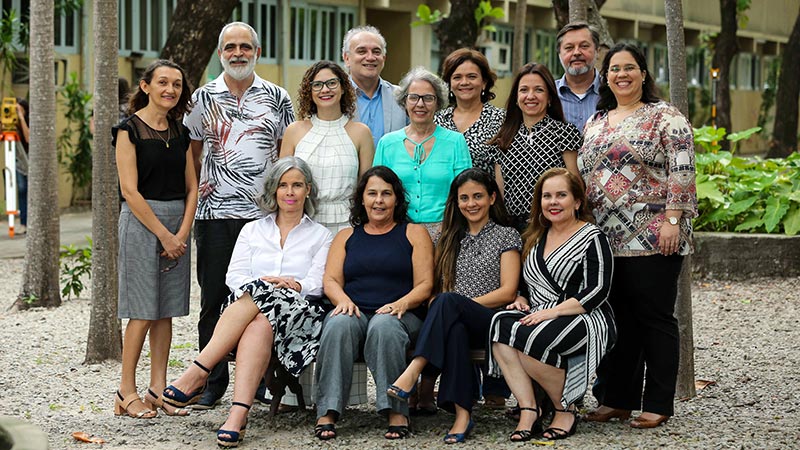 Docentes do Programa de Pós-graduação em Psicologia da Unifor. (Foto: Ares Soares)