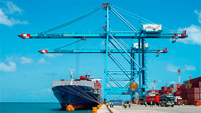 O Complexo Industrial e Portuário do Pecém (CIPP), composto pelo Porto do Pecém e Zona de Processamento de Exportação (ZPE Ceará) (Foto: Governo do Ceará)