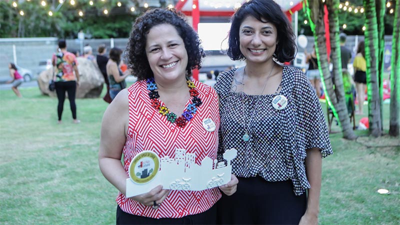 Liana Feingold e Laura Rios, sócias-proprietárias do Estar Urbano, projeto que busca de uma urbanidade equilibrada e acessível (Foto: Brian Dutervil)