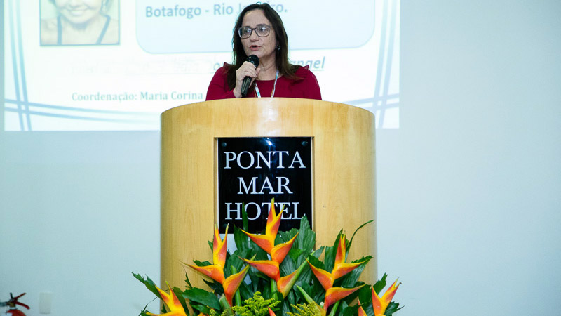 Professora Maria Corina Viana, graduada pela Unifor, mestre pela UFC, doutora pela UFRJ e pós-doutora pela Uece, além de doutorado sanduíche com a University of British Columbia/Canadá (Foto: William Junior/NasceCME)