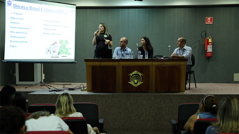 Em 2017, o PPGSC participou da campanha com o Seminário Estilo de Vida Saudável para Rins Saudáveis (Foto: Ares Soares/Unifor)