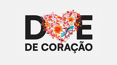 Logotipo da campanha Doe de Coração 2022