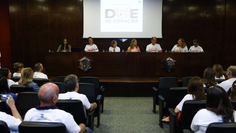 A palestra faz parte da programação da 20ª edição da campanha Doe de Coração, que acontece até o fim do mês de setembro (Foto: Ares Soares)