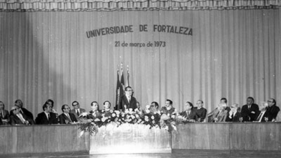 aula inaugural da Unifor